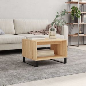 Metro Azilynn Sled Coffee Table with Storage Sonoma Oak 40cm H X 60cm W X 50cm D Metro Azilynn Sled Coffee Table with Storage Sonoma Oak 40cm H X 60cm W X 50cm D
