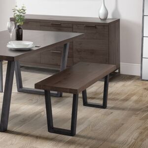 Ivy Bronx Armor Wood Bench Dark Oak 45cm H X 120cm W X 40cm D Ivy Bronx Armor Wood Bench Dark Oak 45cm H X 120cm W X 40cm D