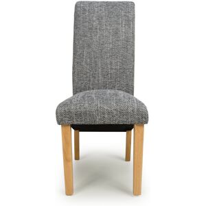 Marlow Home Co. Donoghue Upholstered Dining Chair Grey 105cm H X 47cm W X 61cm D Marlow Home Co. Donoghue Upholstered Dining Chair Grey 105cm H X 47cm W X 61cm D