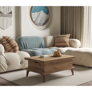 Corrigan Studio Armory Mist Lift Top Extendable Coffee Table with Storage Walnut/Walnut 45cm H X 90cm W X 60cm D Corrigan Studio Armory Mist Lift Top Extendable Coffee Table with Storage Walnut/Walnut 45cm H X 90cm W X 60cm D