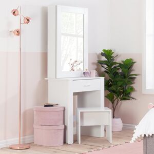 17 Stories Marqueis Sliding Dressing Table Set with Mirror White 170cm H X 73cm W X 39.5cm D 17 Stories Marqueis Sliding Dressing Table Set with Mirror White 170cm H X 73cm W X 39.5cm D