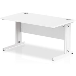 Inbox Zero Impulse 180 Cm W Rectangular Computer Desk White/White 73cm H x 140cm W x 80cm D Inbox Zero Impulse 180 Cm W Rectangular Computer Desk White/White 73cm H x 140cm W x 80cm D
