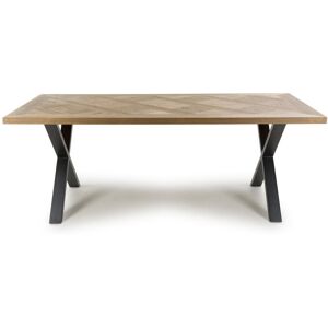 Latitude Run Ankara Medium 1.6M Dining Table Oak Wood Latitude Run Ankara Medium 1.6M Dining Table Oak Wood