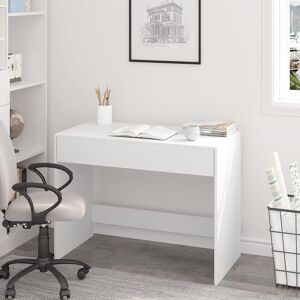 17 Stories Menandros 100cm W Rectangle Writing Desk White 75cm H X 100cm W X 50cm D 17 Stories Menandros 100cm W Rectangle Writing Desk White 75cm H X 100cm W X 50cm D