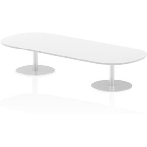 17 Stories Libbe Racetrack Conference Table White 47.5cm H x 240cm W x 100cm D 17 Stories Libbe Racetrack Conference Table White 47.5cm H x 240cm W x 100cm D