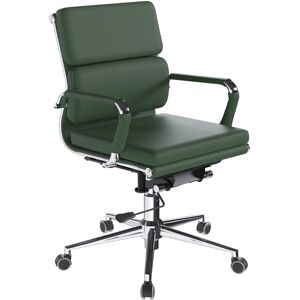 Brayden Studio Bisente Leather - Bonded Office Chair Forest Green 490cm W X 495cm D Brayden Studio Bisente Leather - Bonded Office Chair Forest Green 490cm W X 495cm D