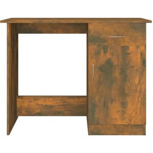 Latitude Run Nelly Desk Engineered Wood Bedroom Office Corner Study Desk Smoked Oak 76cm H X 100cm W X 50cm D Latitude Run Nelly Desk Engineered Wood Bedroom Office Corner Study Desk Smoked Oak 76cm H X 100cm W X 50cm D