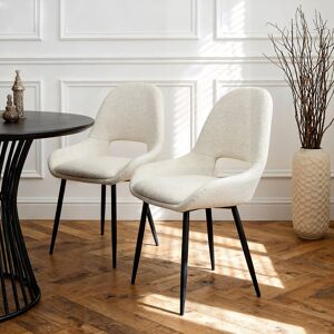 Latitude Run Pebble – Upholstered Dining Chairs In Premium Textured Linen Cream 90cm H X 58cm W X 60cm D Latitude Run Pebble – Upholstered Dining Chairs In Premium Textured Linen Cream 90cm H X 58cm W X 60cm D