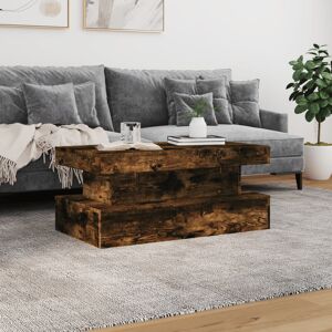 Metro Lane Coffee Table With LED Lights 90X50x40 Cm Smoked Oak 40cm H X 90cm W X 50cm D Metro Lane Coffee Table With LED Lights 90X50x40 Cm Smoked Oak 40cm H X 90cm W X 50cm D