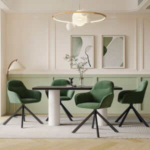 Corrigan Studio 48.5cm H Fabric Upholstered Dining Chair with Arm Green Velvet 83cm H X 62cm W X 52.5cm D Corrigan Studio 48.5cm H Fabric Upholstered Dining Chair with Arm Green Velvet 83cm H X 62cm W X 52.5cm D