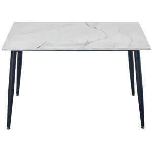 Ivy Bronx Chantle Rectangular 80Cm L x 120Cm W Dining Table White Ivy Bronx Chantle Rectangular 80Cm L x 120Cm W Dining Table White