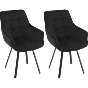 Fairmont Park Swivel Dining Chairs Set Of 2, Armchairs Upholstered Velvet Chairs For Bedroom Home Office Living Room Chairs, Kitchen Chairs Desk Chairs Wide Padded Black 87cm H X 42cm W X 42cm D Fairmont Park Swivel Dining Chairs Set Of 2, Armchairs Upholstered Velvet Chairs For Bedroom Home Office Living Room Chairs, Kitchen Chairs Desk Chairs Wide Padded Black 87cm H X 42cm W X 42cm D