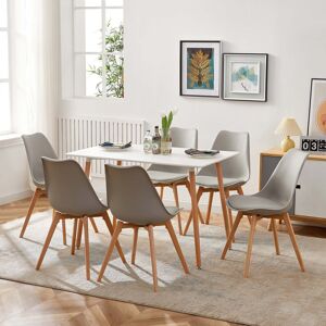 Norden Home Dining Chairs, Gray Natrual 81cm H X 46cm W X 45cm D Norden Home Dining Chairs, Gray Natrual 81cm H X 46cm W X 45cm D