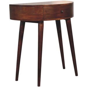 Alpen Home Arlot 70cm Solid Wood Console Table Chestnut 80cm H X 70cm W X 40cm D Alpen Home Arlot 70cm Solid Wood Console Table Chestnut 80cm H X 70cm W X 40cm D