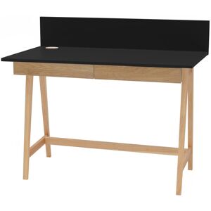 Brayden Studio Sondra Desk Ashwood/Black 94cm H x 110cm W x 50cm D Brayden Studio Sondra Desk Ashwood/Black 94cm H x 110cm W x 50cm D