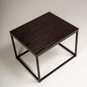 17 Stories Kalyssa Side Table Black/Dark Brown 39cm H X 53cm W X 45cm D 17 Stories Kalyssa Side Table Black/Dark Brown 39cm H X 53cm W X 45cm D