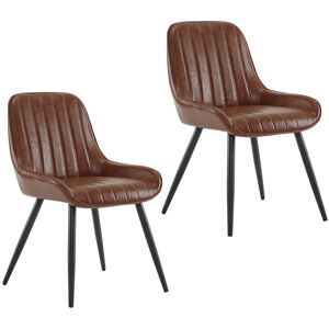 Borough Wharf Knighton Upholstered Dining Chair Brown 81cm H X 50cm W X 51cm D Borough Wharf Knighton Upholstered Dining Chair Brown 81cm H X 50cm W X 51cm D