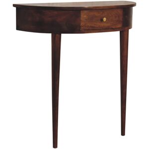 George Oliver Liebenthal 80cm Solid Wood Console Table Brown 80cm H X 80cm W X 32cm D George Oliver Liebenthal 80cm Solid Wood Console Table Brown 80cm H X 80cm W X 32cm D