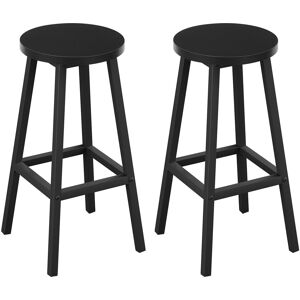 17 Stories Talayia Counter Stool with Metal Frame Black 64.5cm H X 30.5cm W X 30.5cm D 17 Stories Talayia Counter Stool with Metal Frame Black 64.5cm H X 30.5cm W X 30.5cm D