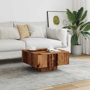 Ivy Bronx Etana Pedestal Coffee Table Old Wood 31.5cm H X 60cm W X 60cm D Ivy Bronx Etana Pedestal Coffee Table Old Wood 31.5cm H X 60cm W X 60cm D