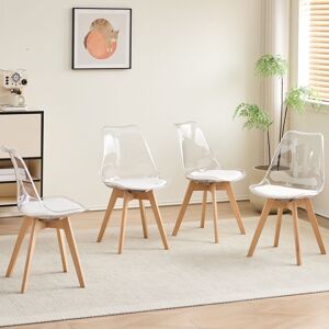 Norden Home Huron Solid Wood Dining Chair White 83cm H X 49cm W X 42cm D Norden Home Huron Solid Wood Dining Chair White 83cm H X 49cm W X 42cm D