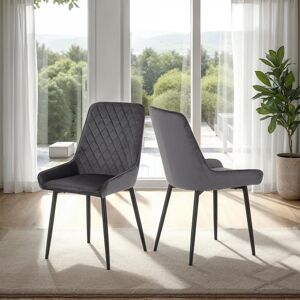 Etta Avenue Azaiah Upholstered Dining Chair Grey 90cm H X 48cm W X 59cm D Etta Avenue Azaiah Upholstered Dining Chair Grey 90cm H X 48cm W X 59cm D