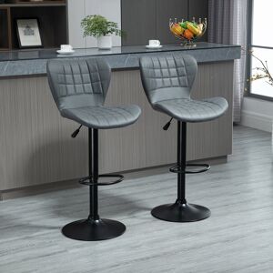 Rio Cissell Height Adjustable Swivel Bar Stool Grey 47cm W X 51.5cm D Rio Cissell Height Adjustable Swivel Bar Stool Grey 47cm W X 51.5cm D