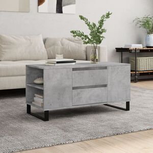 17 Stories Mikalai Sled Coffee Table with Storage Concrete Grey 50cm H X 102cm W X 44.5cm D 17 Stories Mikalai Sled Coffee Table with Storage Concrete Grey 50cm H X 102cm W X 44.5cm D