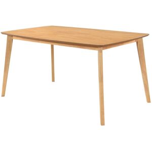 George Oliver Deveraux Dining Table Oak Wood 75cm H x 150cm L x 90cm W George Oliver Deveraux Dining Table Oak Wood 75cm H x 150cm L x 90cm W