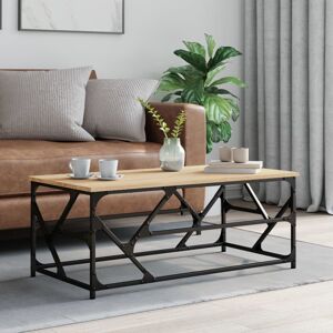 Borough Wharf Bourdeilles 4 Legs Coffee Table Sonoma Oak 40cm H X 100cm W X 50cm D Borough Wharf Bourdeilles 4 Legs Coffee Table Sonoma Oak 40cm H X 100cm W X 50cm D