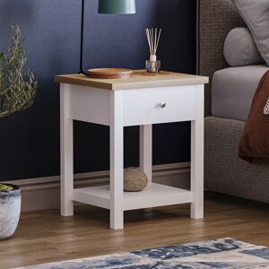 August Grove Beacsfield Side Table White 55cm H X 45cm W X 40cm D August Grove Beacsfield Side Table White 55cm H X 45cm W X 40cm D