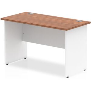Inbox Zero Impulse 180 Cm W Rectangular Computer Desk Walnut/White 73cm H x 120cm W x 80cm D Inbox Zero Impulse 180 Cm W Rectangular Computer Desk Walnut/White 73cm H x 120cm W x 80cm D
