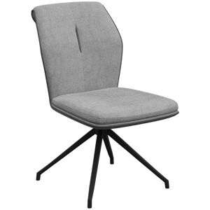 George Oliver Armonia Fabric Swivel Dining Chair Grey 88cm H X 61cm W X 62cm D George Oliver Armonia Fabric Swivel Dining Chair Grey 88cm H X 61cm W X 62cm D