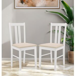 ClassicLiving Ahwahnee Upholstered Dining Chair White 89cm H X 41cm W X 46cm D ClassicLiving Ahwahnee Upholstered Dining Chair White 89cm H X 41cm W X 46cm D