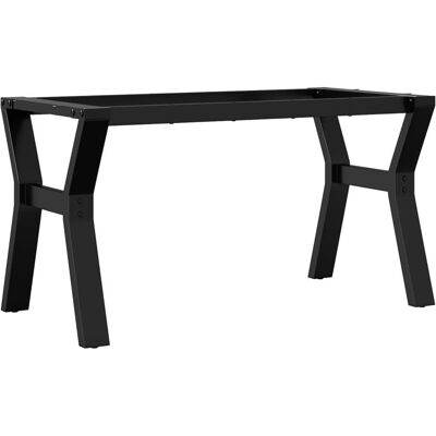 Borough Wharf Coffee Table Legs Y-Frame 80X40x43 Cm Steel Black 43cm H x 80cm W x 40cm D Borough Wharf Coffee Table Legs Y-Frame 80X40x43 Cm Steel Black 43cm H x 80cm W x 40cm D