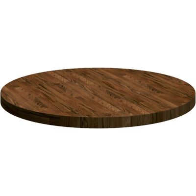 Alpen Home Table Top Other Dark Brown Diameter 60 X 2.5 Cm Solid Oak Wood Dark Brown 4cm H x 80cm W x 80cm D Alpen Home Table Top Other Dark Brown Diameter 60 X 2.5 Cm Solid Oak Wood Dark Brown 4cm H x 80cm W x 80cm D