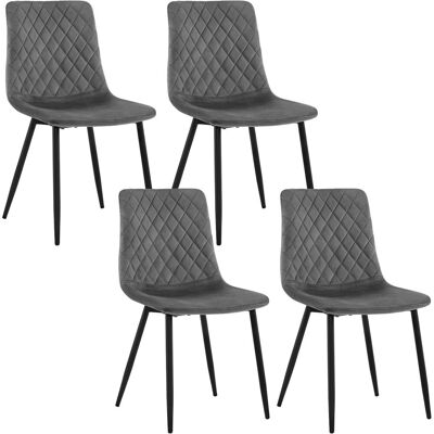 George Oliver Elian Upholstered Dining Chair Grey 81cm H X 44cm W X 43.5cm D George Oliver Elian Upholstered Dining Chair Grey 81cm H X 44cm W X 43.5cm D
