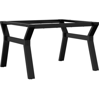 Borough Wharf Coffee Table Legs Y-Frame 80X40x43 Cm Steel Black 43cm H x 70cm W x 60cm D Borough Wharf Coffee Table Legs Y-Frame 80X40x43 Cm Steel Black 43cm H x 70cm W x 60cm D