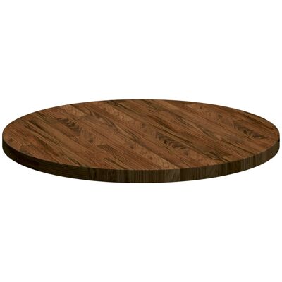 Alpen Home Table Top Other Dark Brown Diameter 60 X 2.5 Cm Solid Oak Wood Dark Brown 2.5cm H x 60cm W x 60cm D Alpen Home Table Top Other Dark Brown Diameter 60 X 2.5 Cm Solid Oak Wood Dark Brown 2.5cm H x 60cm W x 60cm D