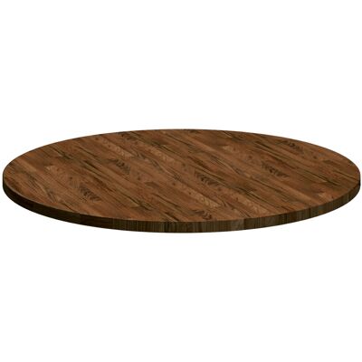 Alpen Home Table Top Other Dark Brown Diameter 60 X 2.5 Cm Solid Oak Wood Dark Brown 2.5cm H x 90cm W x 90cm D Alpen Home Table Top Other Dark Brown Diameter 60 X 2.5 Cm Solid Oak Wood Dark Brown 2.5cm H x 90cm W x 90cm D