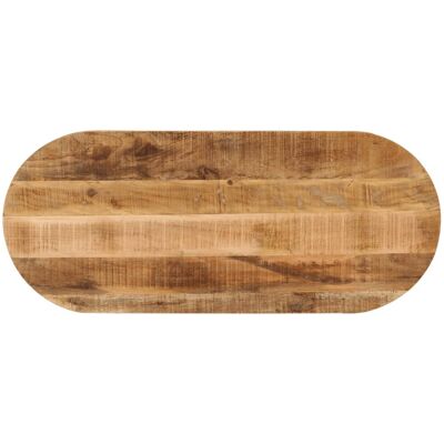 Alpen Home Table Top Oval Solid Wood Mango Natural 2.5cm H x 100cm W x 40cm D Alpen Home Table Top Oval Solid Wood Mango Natural 2.5cm H x 100cm W x 40cm D