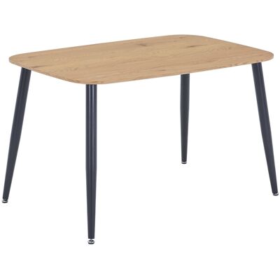 George Oliver Benu Rectangular 120cm L x 80cm W Dining Kitchen Table Light Oak George Oliver Benu Rectangular 120cm L x 80cm W Dining Kitchen Table Light Oak