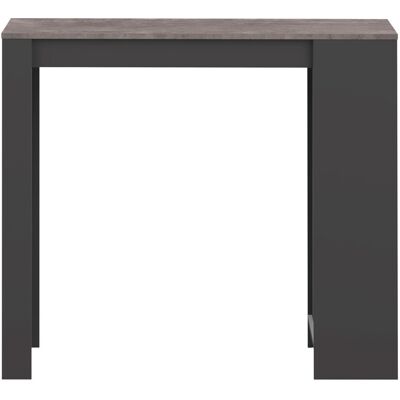 Zipcode Design Neville 115Cm Dining Table Black/Concrete Look Zipcode Design Neville 115Cm Dining Table Black/Concrete Look