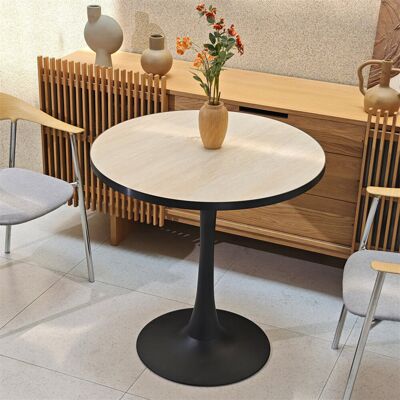 Fativo Round Marble Dining Table Mid-century Table With Metal Pedestal Base, Modern Leisure Table For Small Space Kitchen Dining Room, Easy Assembly, Waterpr Natural Fativo Round Marble Dining Table Mid-century Table With Metal Pedestal Base, Modern Leisure Table For Small Space Kitchen Dining Room, Easy Assembly, Waterpr Natural