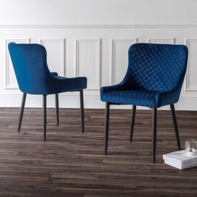 Ivy Bronx Wynnfield Upholstered Dining Chair Blue 82cm H X 50cm W X 62cm D Ivy Bronx Wynnfield Upholstered Dining Chair Blue 82cm H X 50cm W X 62cm D