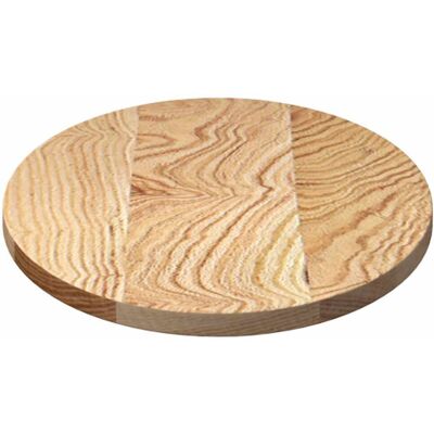 House of Hampton Table Top Solid Wood Oak Oval Brown 2cm H x 80cm W x 40cm D House of Hampton Table Top Solid Wood Oak Oval Brown 2cm H x 80cm W x 40cm D