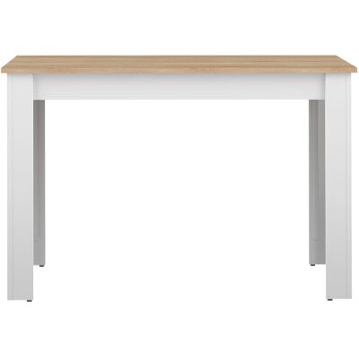 17 Stories Avington Dining Table White/Oak 17 Stories Avington Dining Table White/Oak