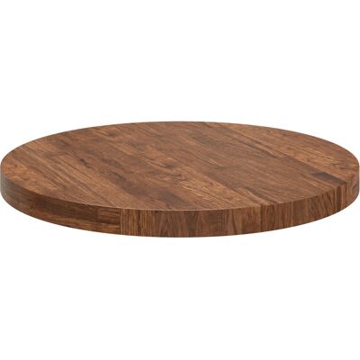 Alpen Home Table Top Other Dark Brown Diameter 60 X 2.5 Cm Solid Oak Wood Light Brown 4cm H x 60cm W x 60cm D Alpen Home Table Top Other Dark Brown Diameter 60 X 2.5 Cm Solid Oak Wood Light Brown 4cm H x 60cm W x 60cm D