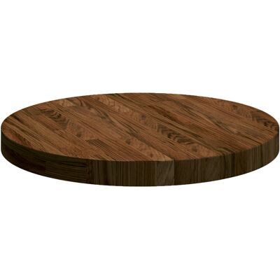 Alpen Home Table Top Other Dark Brown Diameter 60 X 2.5 Cm Solid Oak Wood Dark Brown 4cm H x 50cm W x 50cm D Alpen Home Table Top Other Dark Brown Diameter 60 X 2.5 Cm Solid Oak Wood Dark Brown 4cm H x 50cm W x 50cm D