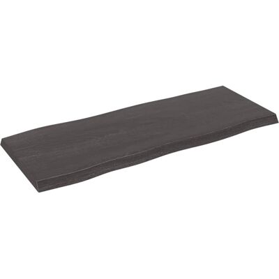 Alpen Home Table Top Solid Wood Oak Dark Brown 4cm H x 100cm W x 40cm D Alpen Home Table Top Solid Wood Oak Dark Brown 4cm H x 100cm W x 40cm D